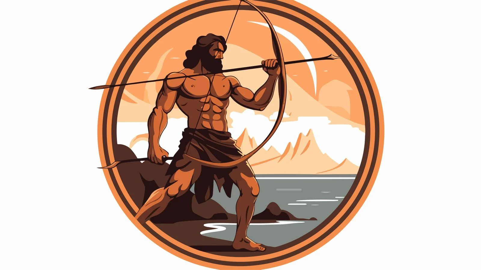Odysseus Warrior Mythology Portrait — free download from Dotvec