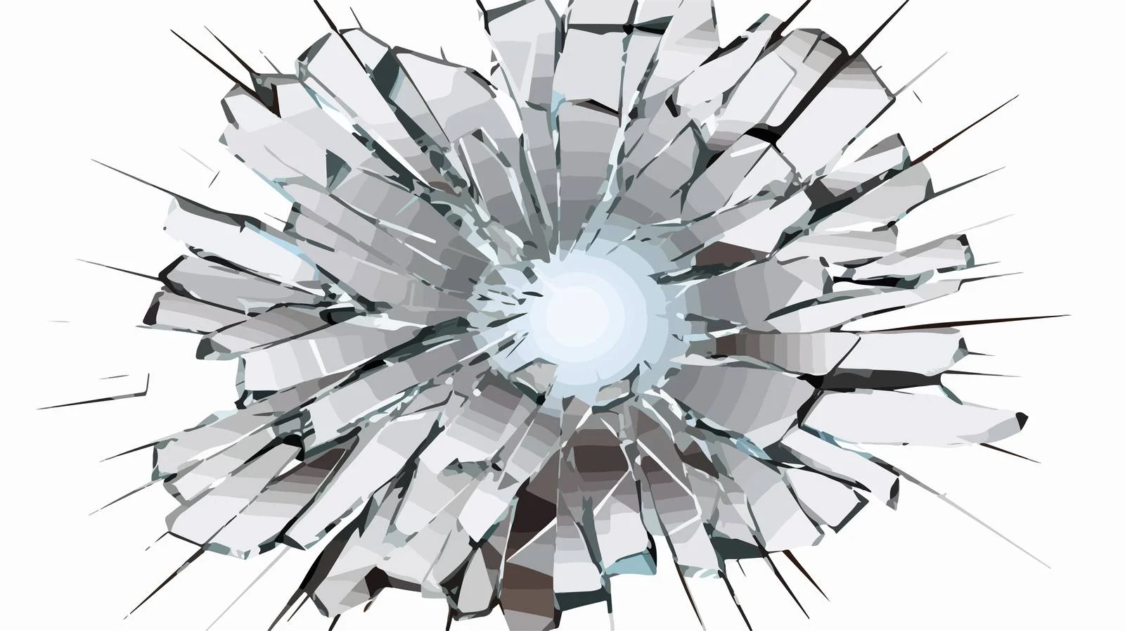 Glass Shattered by Severe Shocks — free download from Dotvec