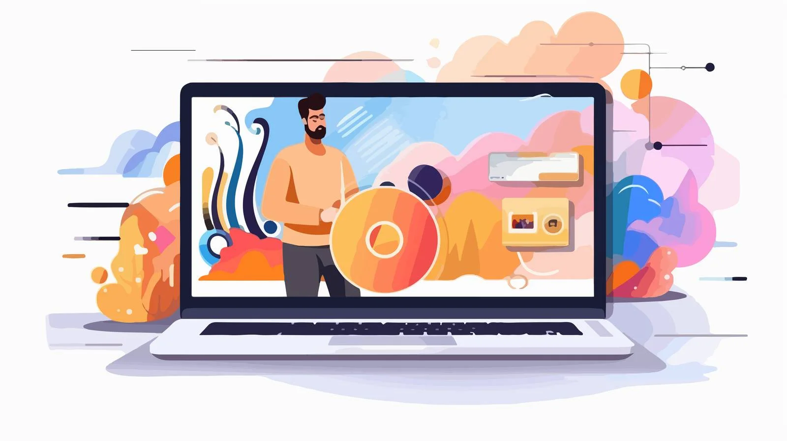 Website Video Playback Simulation Model — free download from Dotvec