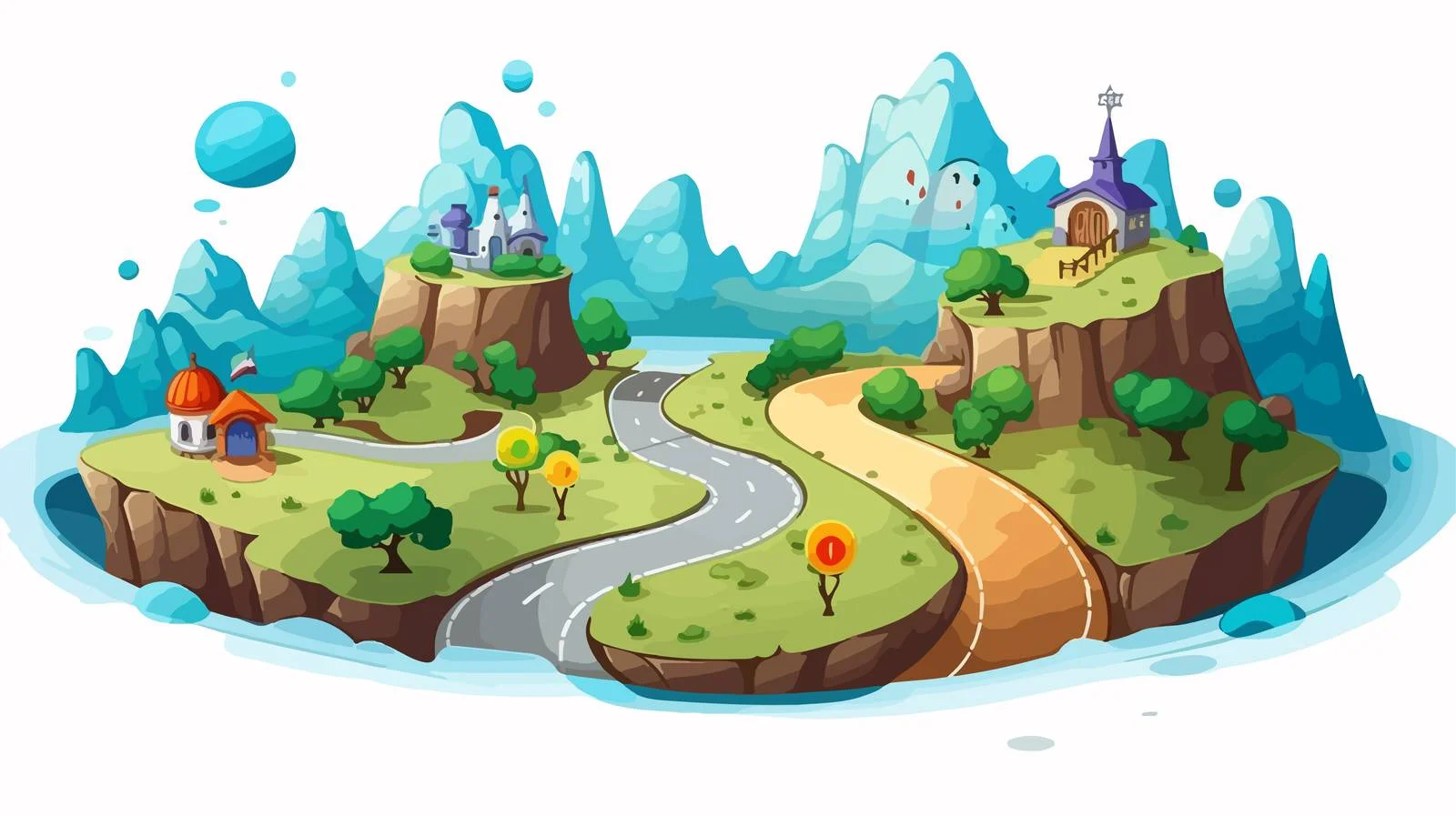 GPS Marker on Road, Starting Point — free download from Dotvec