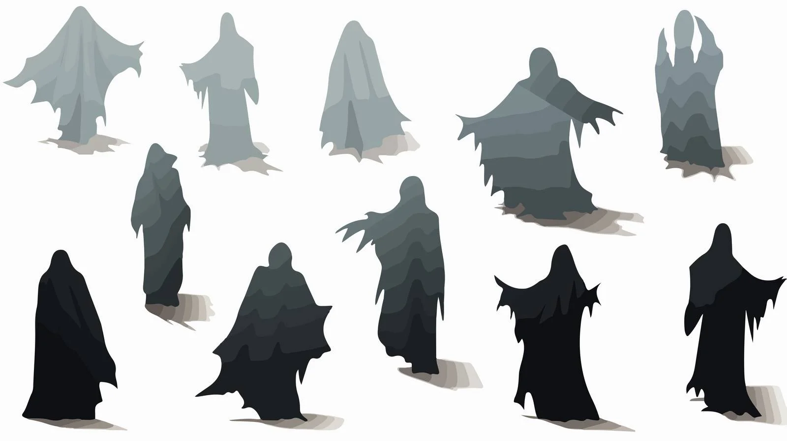 Ethereal Ghostly Halloween Scene — free download from Dotvec