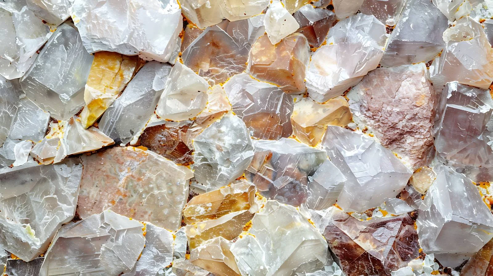 Natural Crystalline Structure of Sylvinite Mineral – free sylvinite image from Dotvec