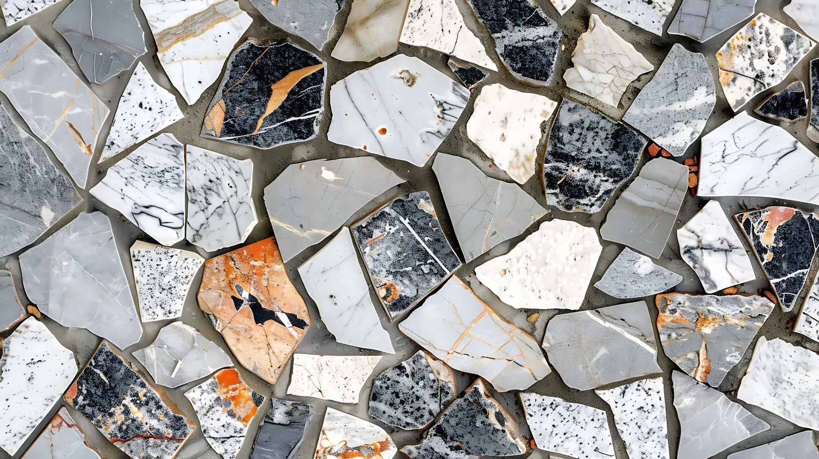 Marble fragments creating sidewalk texture – free fragments image from Dotvec