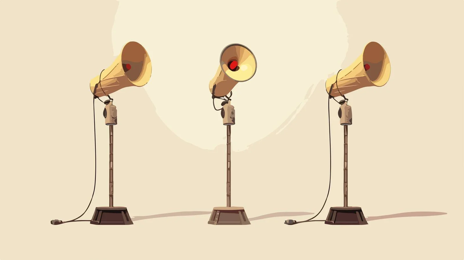 Outdoor Loudspeaker Array on Pole — free download from Dotvec