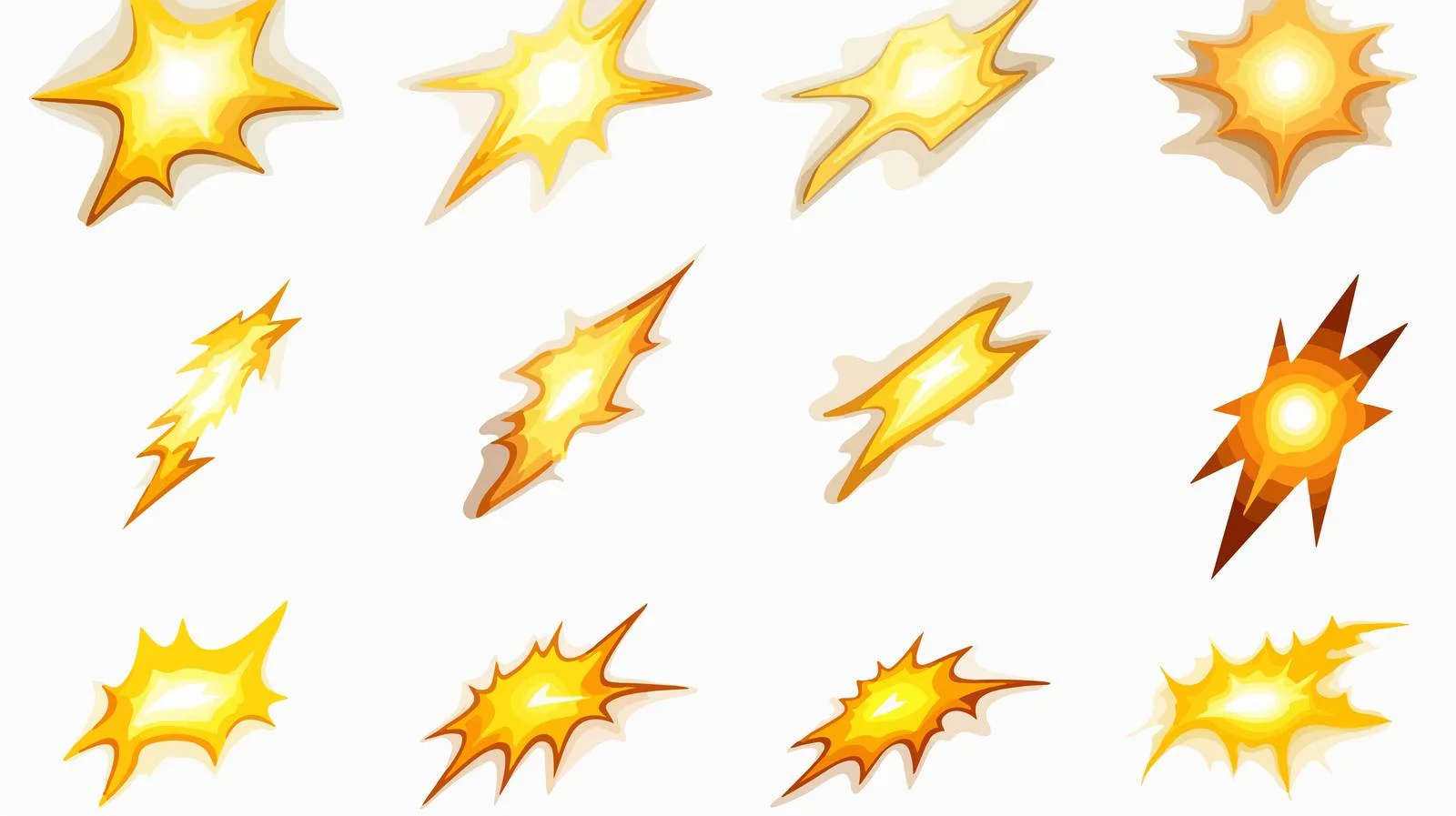 Lightning Flash Vector Collection — free download from Dotvec