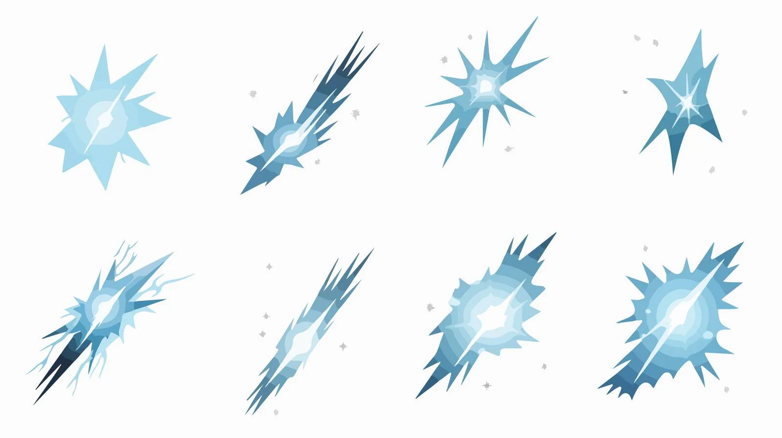 Lightning Flash Vector Collection — free download from Dotvec