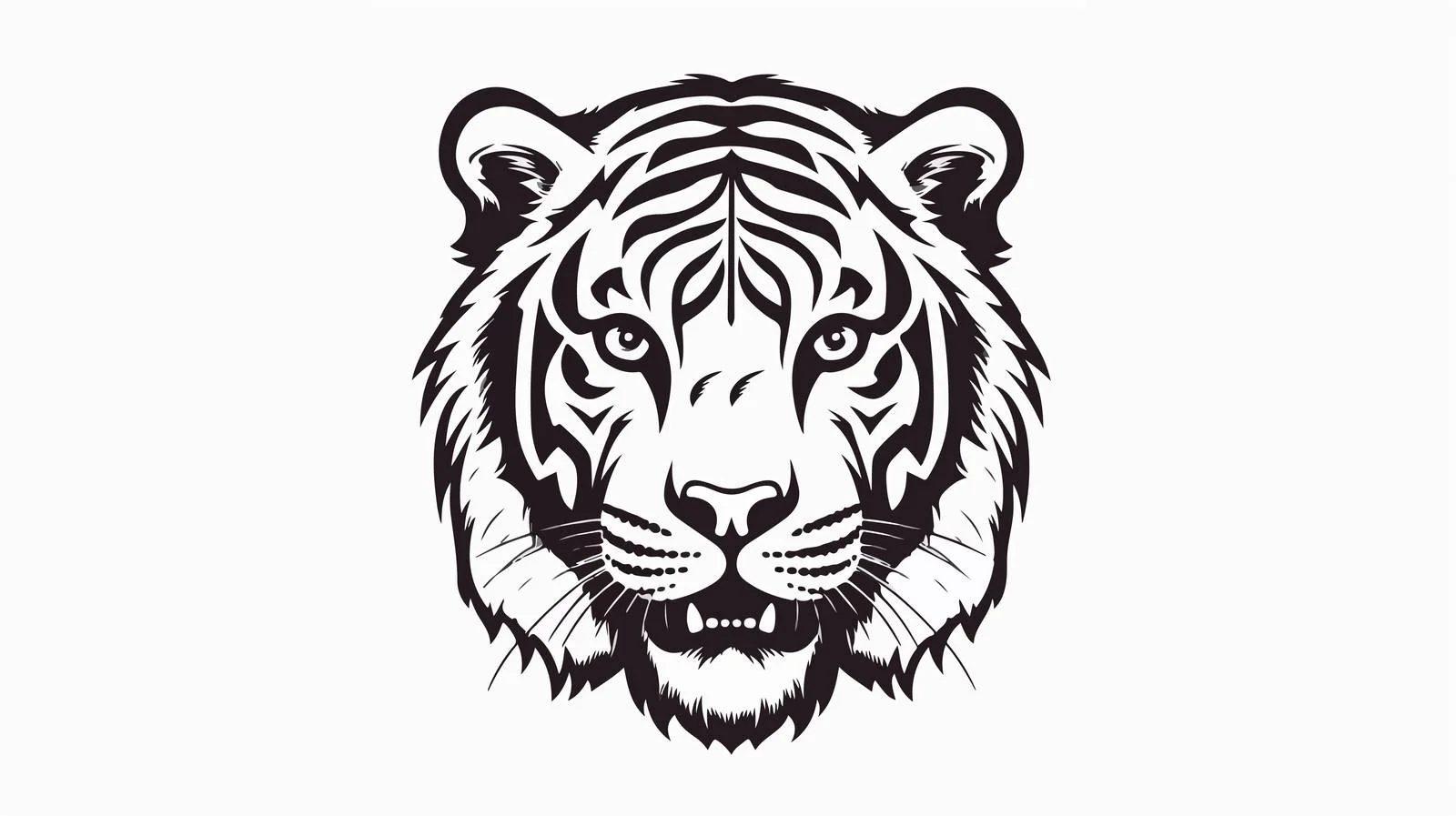 Hand-drawn Tiger Head Sketch Illustration — free download from Dotvec