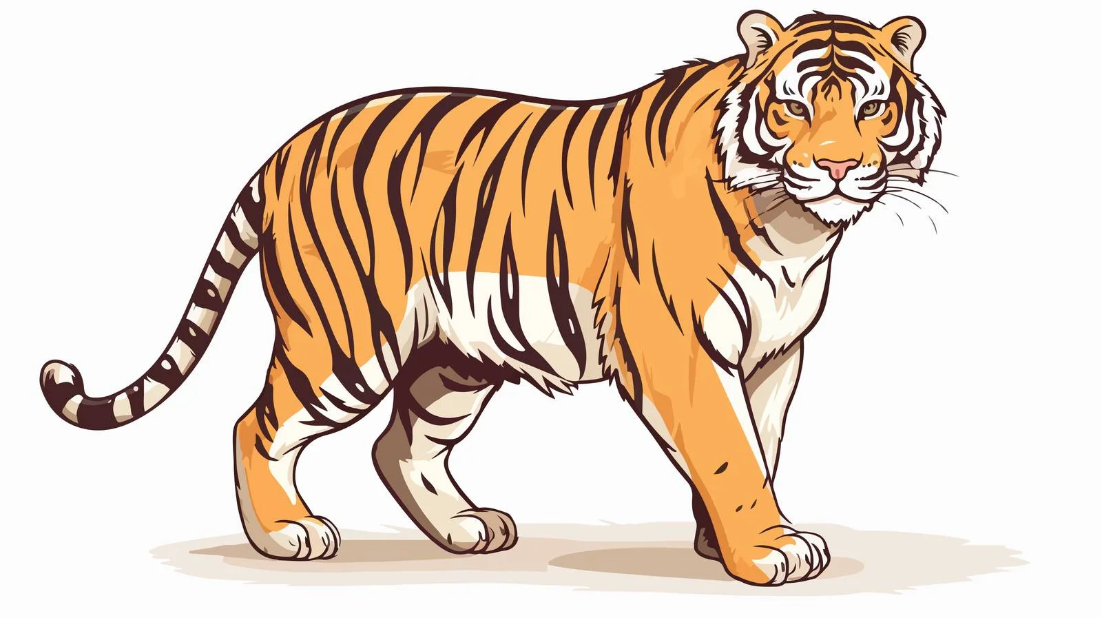 Hand-drawn Tiger Doodle Sketch — free download from Dotvec