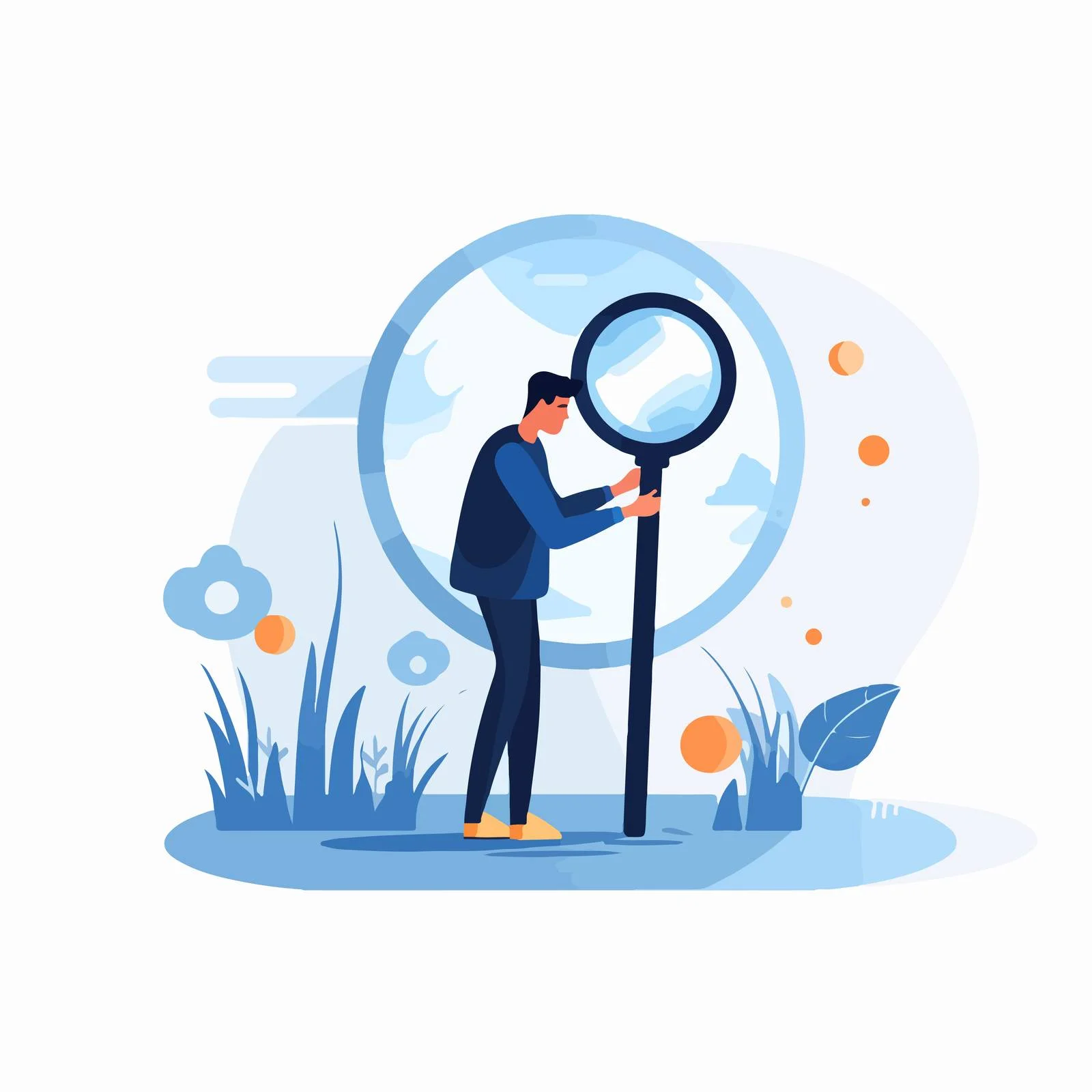 Exploring Small Figure Searching for Clues — free download from Dotvec