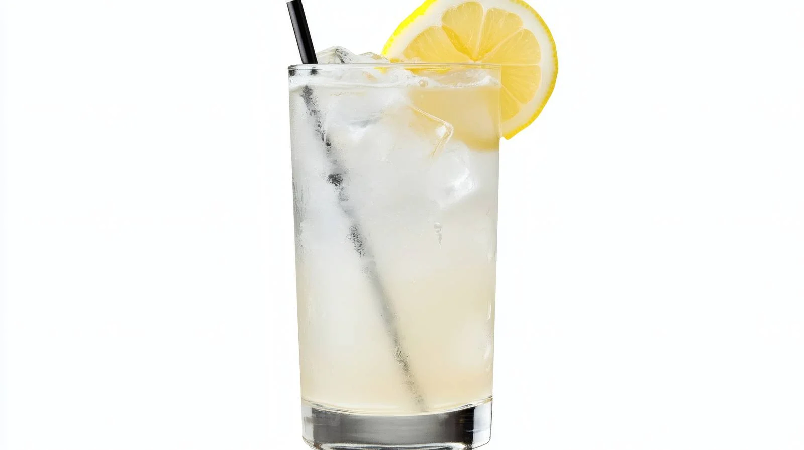 Classic Tom Collins Cocktail on White Background — free download from Dotvec