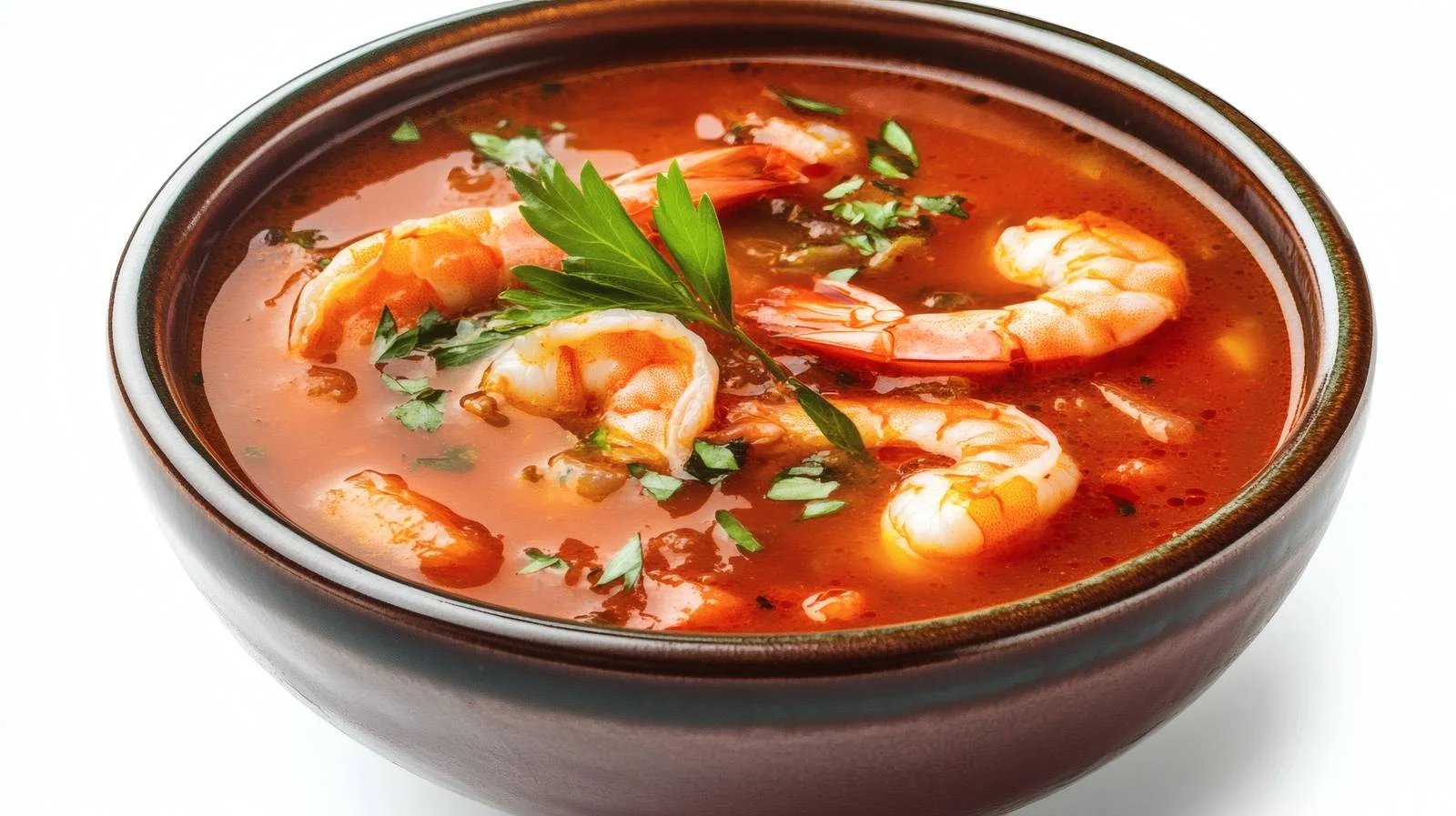Savory Tomato Soup with Fresh Shrimp — free download from Dotvec