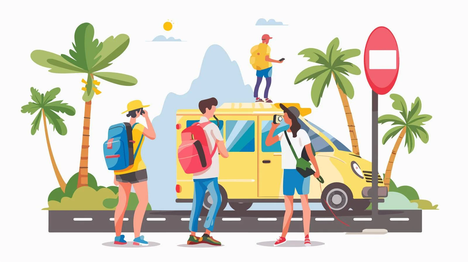 Tourism Services Inquiry Image — free download from Dotvec