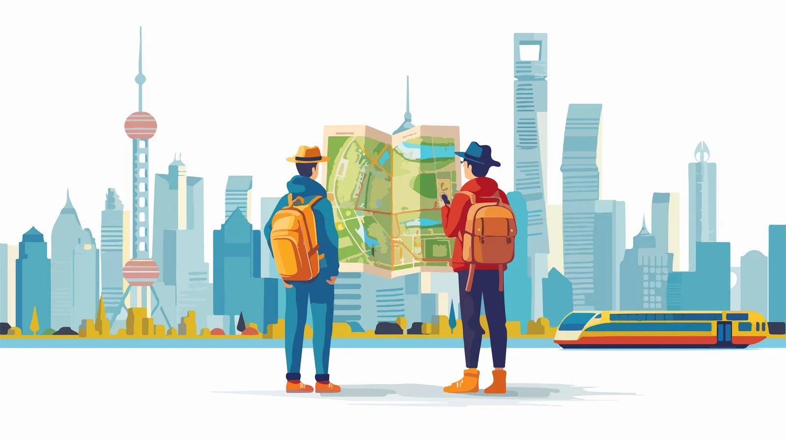 Tourist Map Navigation — free download from Dotvec