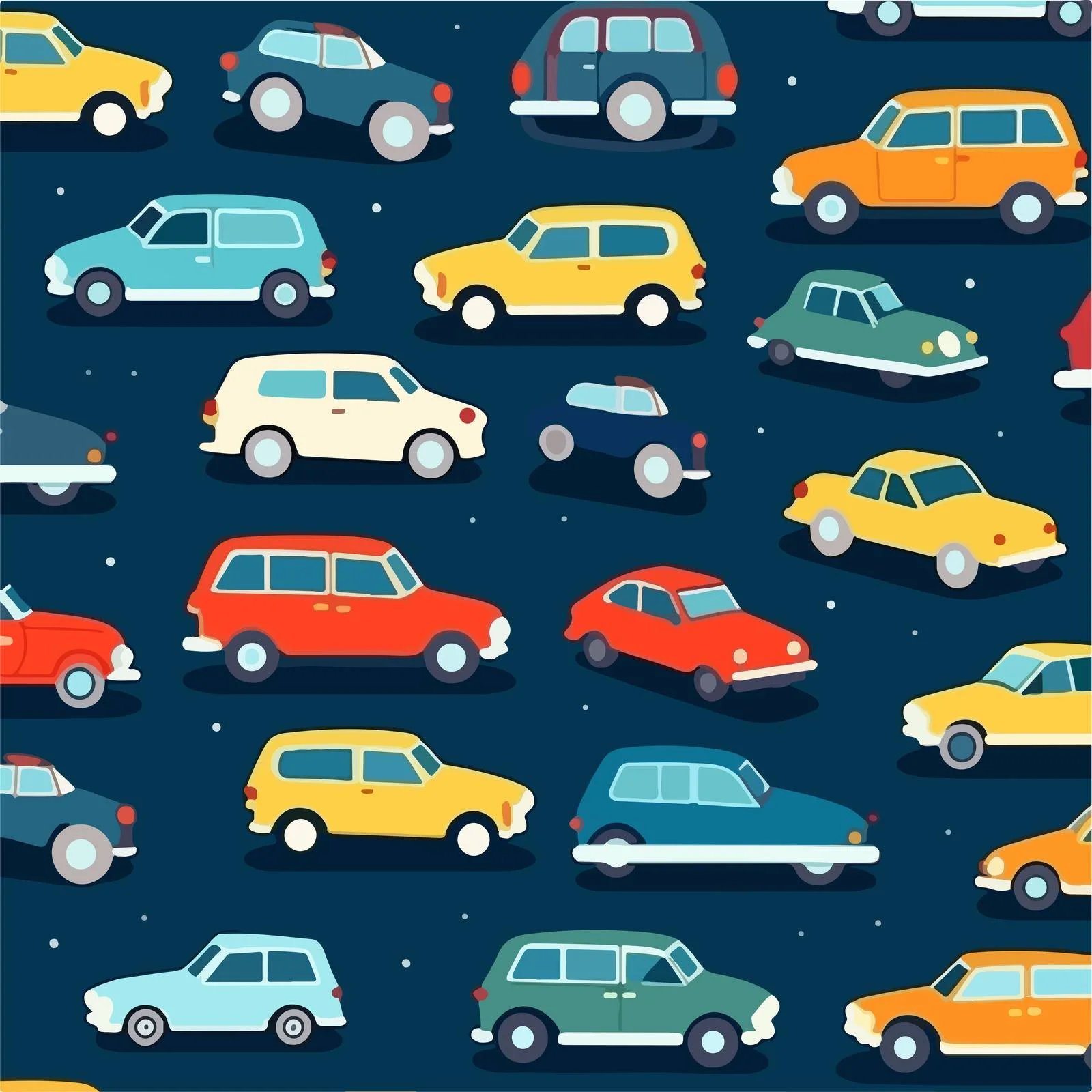Seamless Toy Cars Pattern Design Print — free download from Dotvec