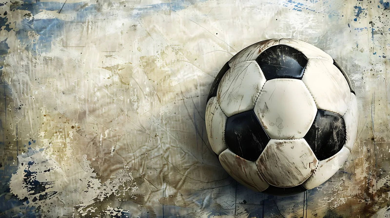 Vintage Soccer Ball on Textured Background — free download from Dotvec
