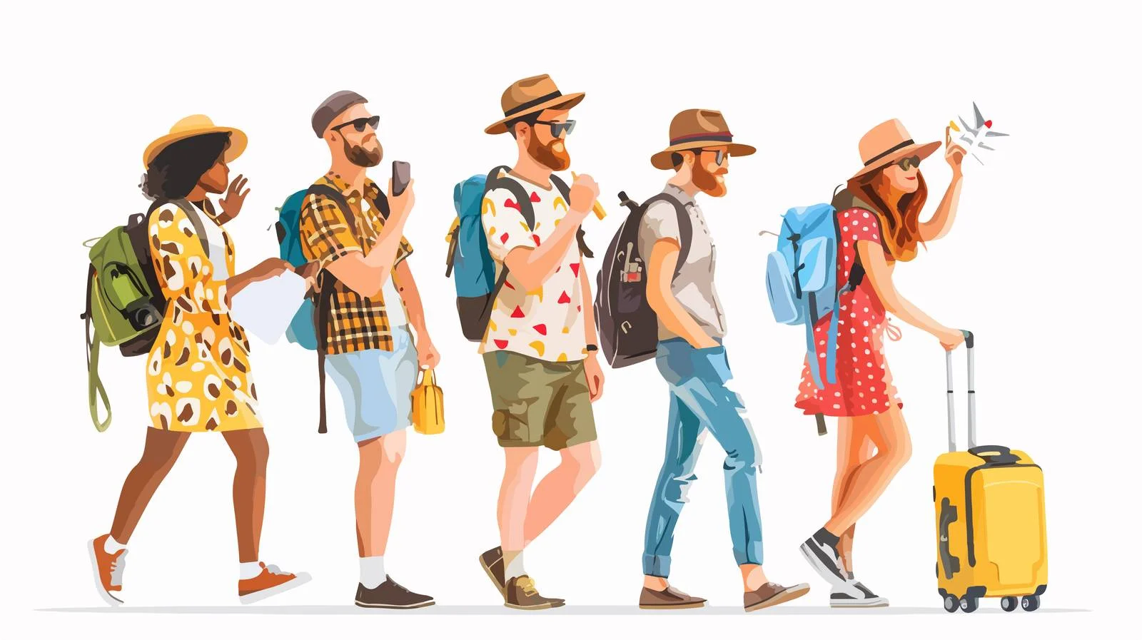 Travel Check Post-Trip Concept — free download from Dotvec