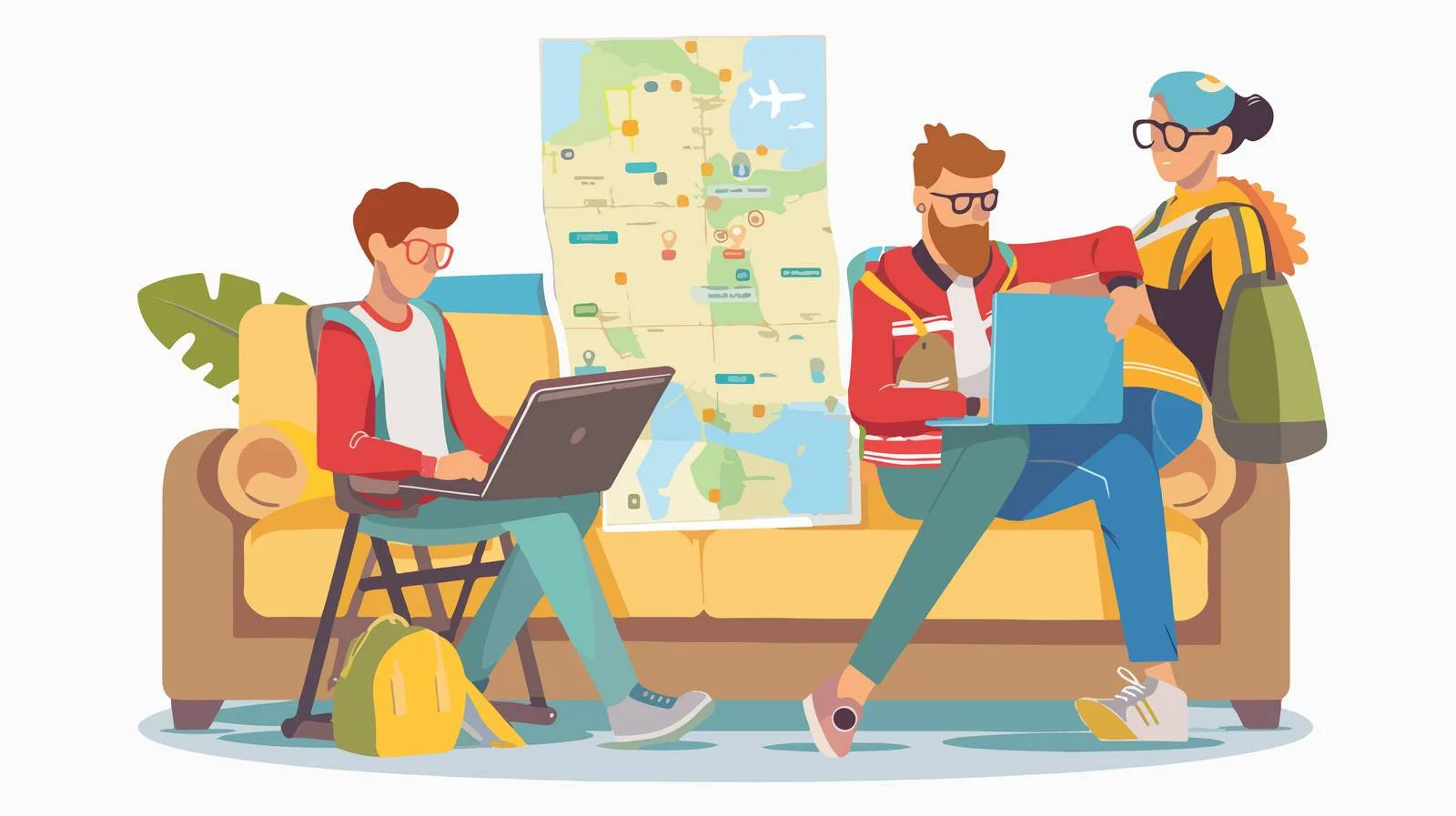 Travel Planning Tool Usage — free download from Dotvec