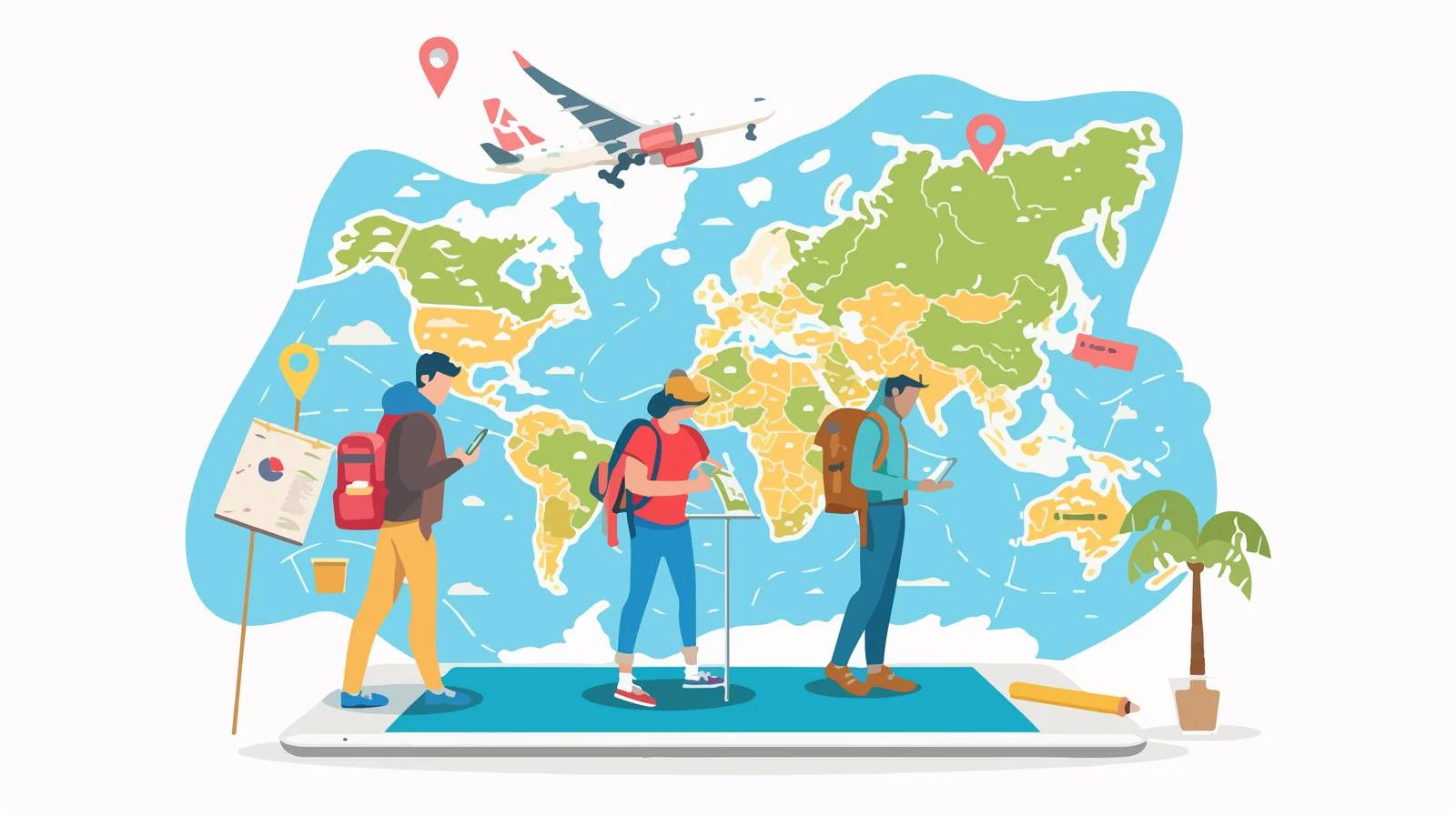 Travel Planning Mobile Phone Usage — free download from Dotvec