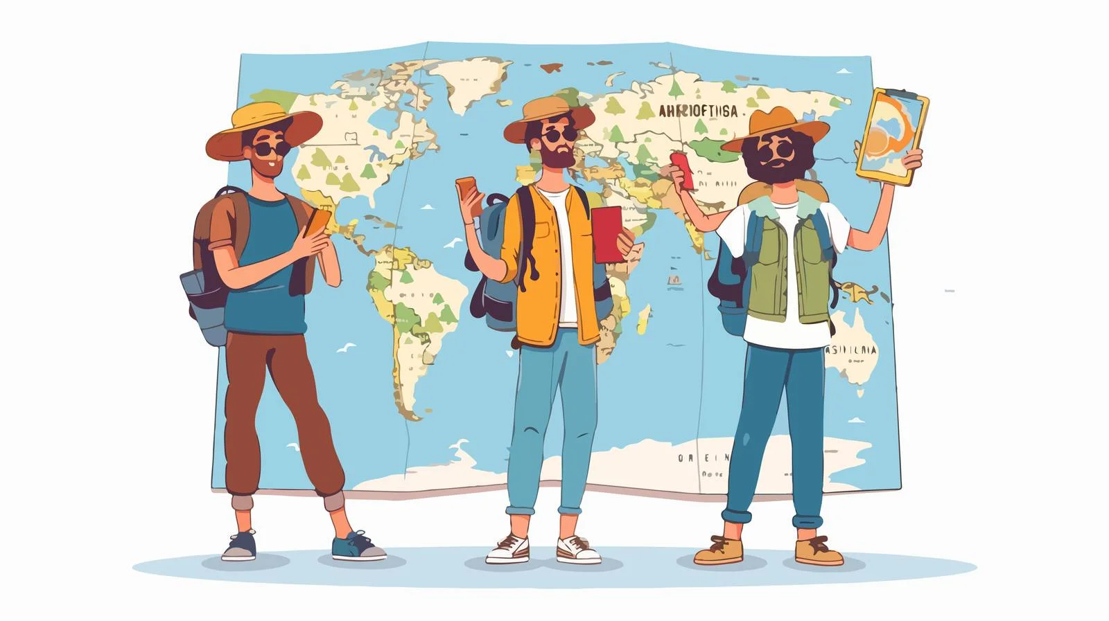 Travel Planning with Interactive Map — free download from Dotvec