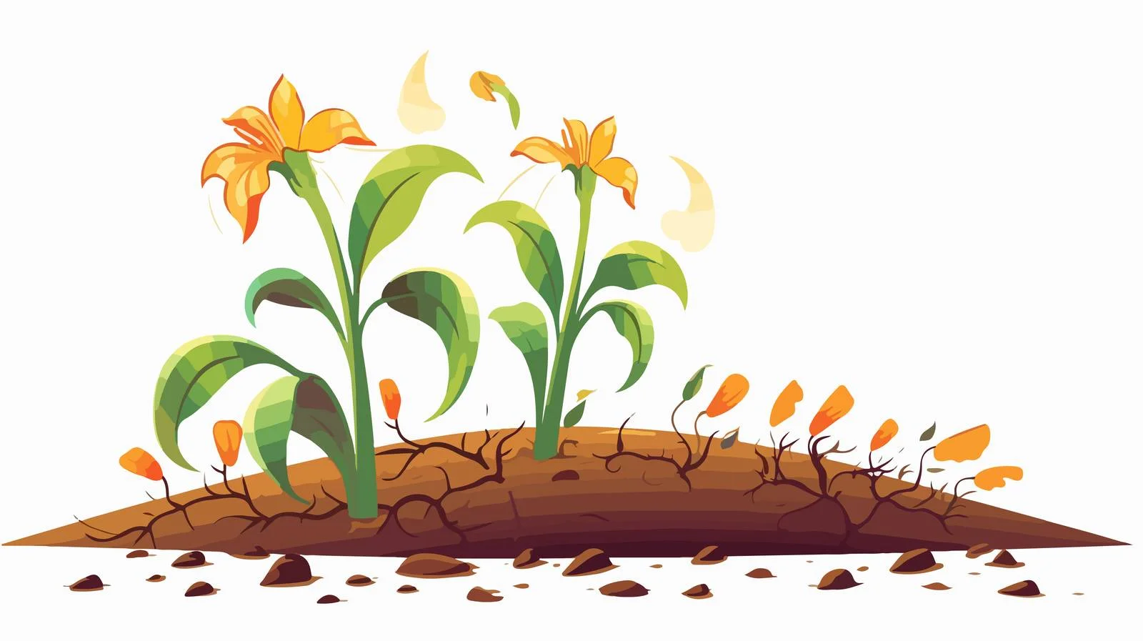 Planting Sprouted Tree Growth — free download from Dotvec