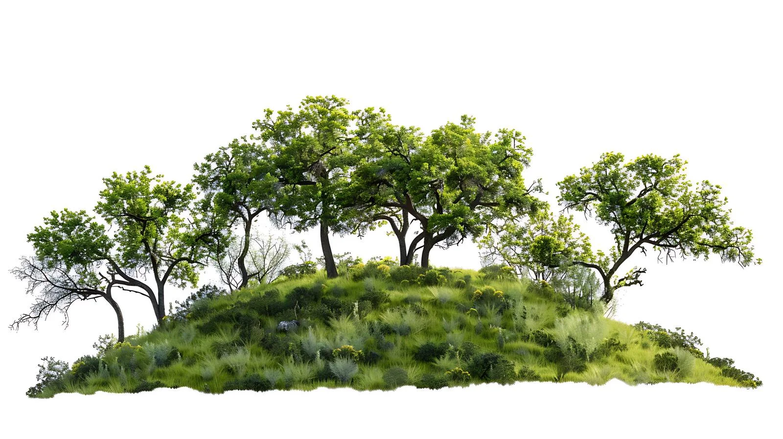 Vibrant Texas Hill Country Spring Trees — free download from Dotvec