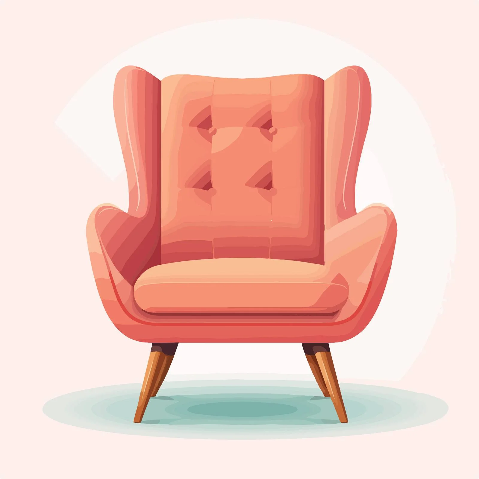 Stylish Mid-Century Armchair Design Inspiration — free download from Dotvec