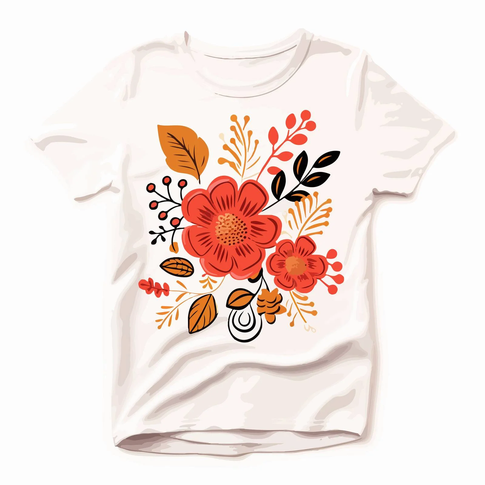 Chic Fashion Apparel Featuring Handcrafted Floral Embroidery — free download from Dotvec