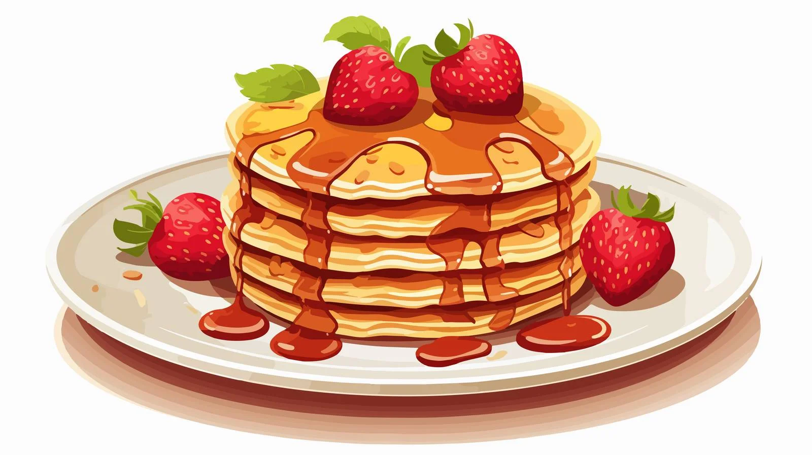 Artistic Mini Pancake Cereal Stack — free download from Dotvec