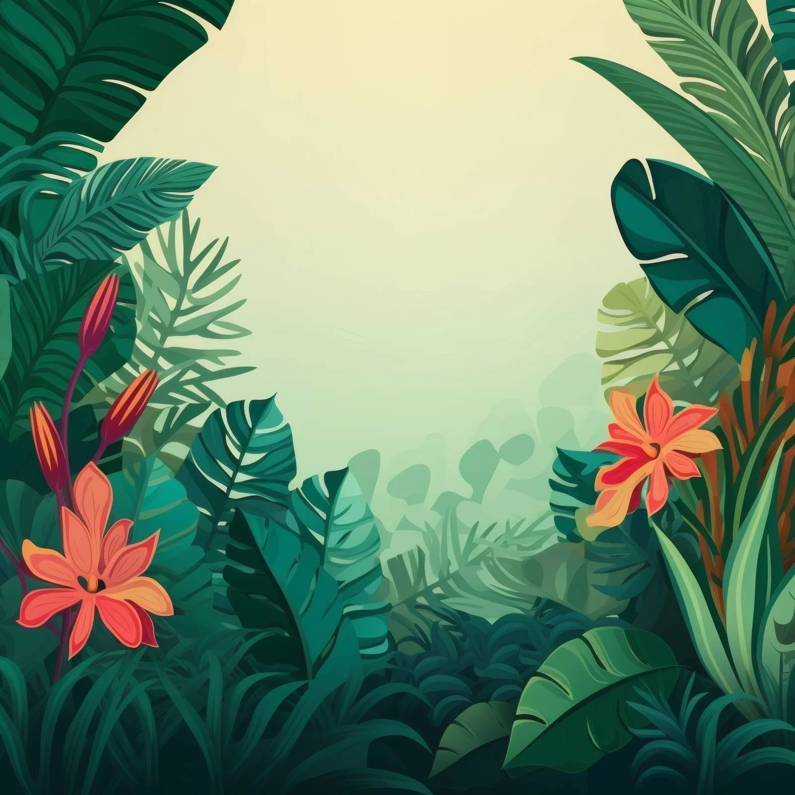 Chic Gradient Natural Horizontal Background Design — free download from Dotvec