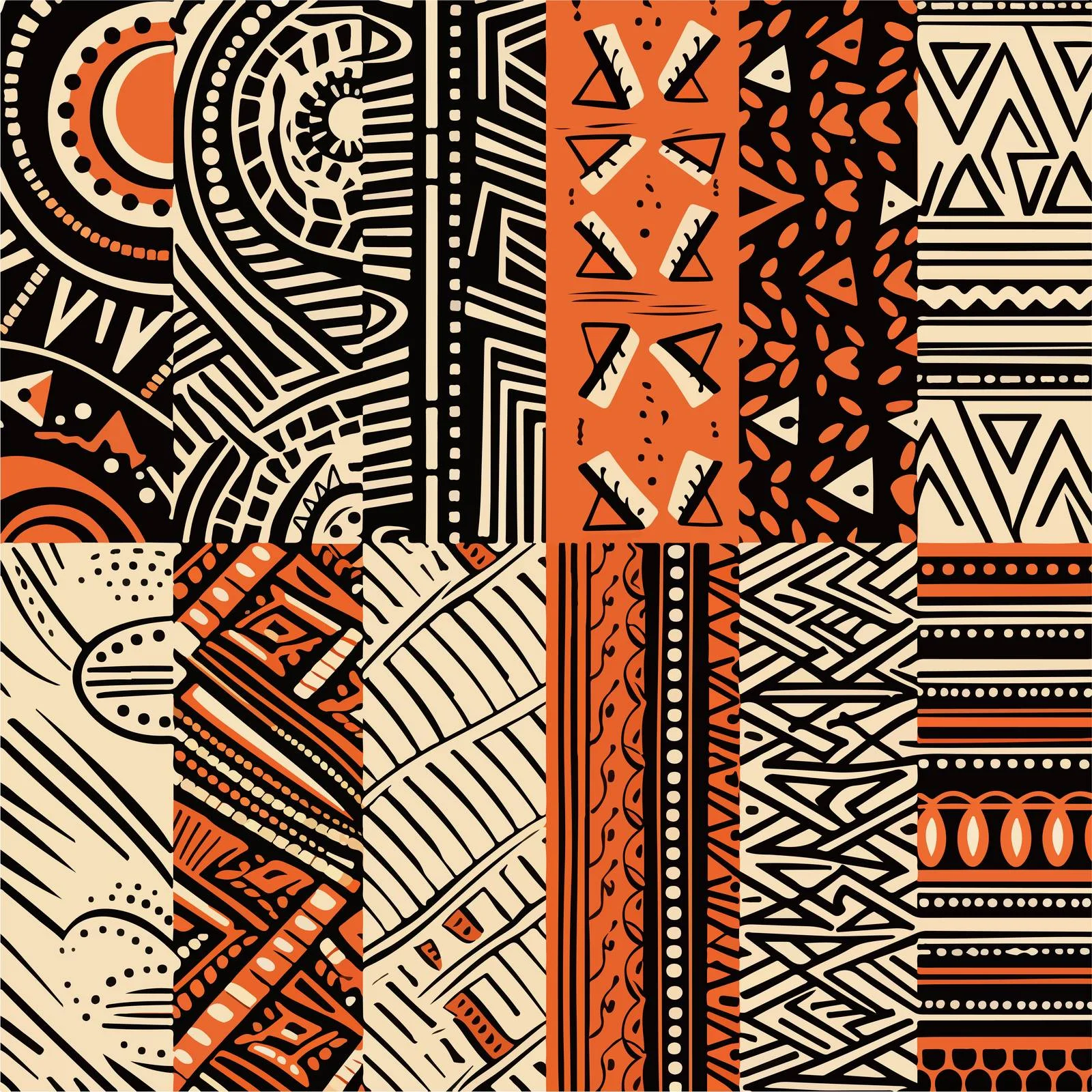 Exquisite Ethnic Patterns Collection from Africa and India — free download from Dotvec