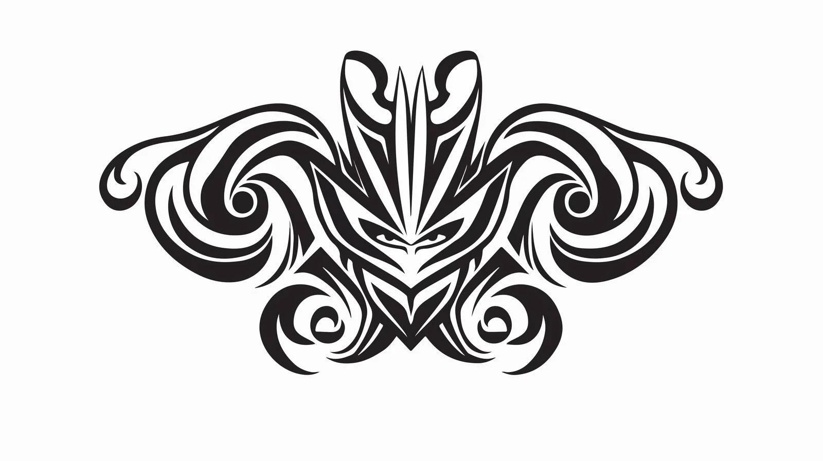 Tribal Tattoo Design Cartoon Vector Illustration — free download from Dotvec