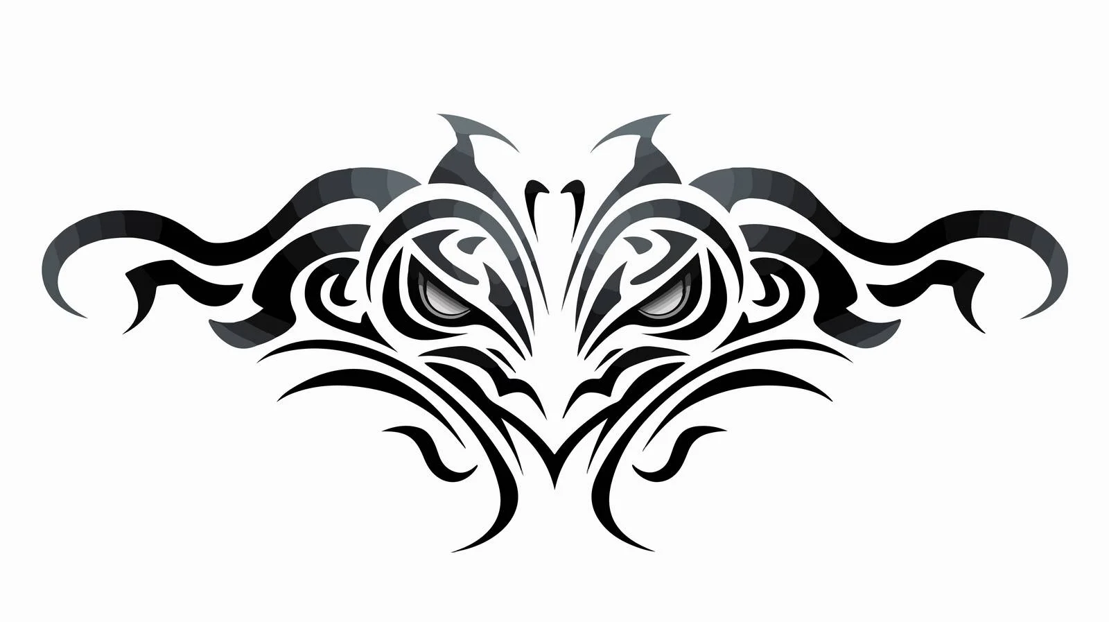 Tribal Tattoo Cartoon Vector Illustration — free download from Dotvec