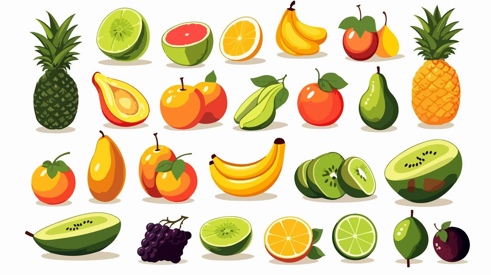 Nutrient-Rich Tropical Fruits Image — free download from Dotvec