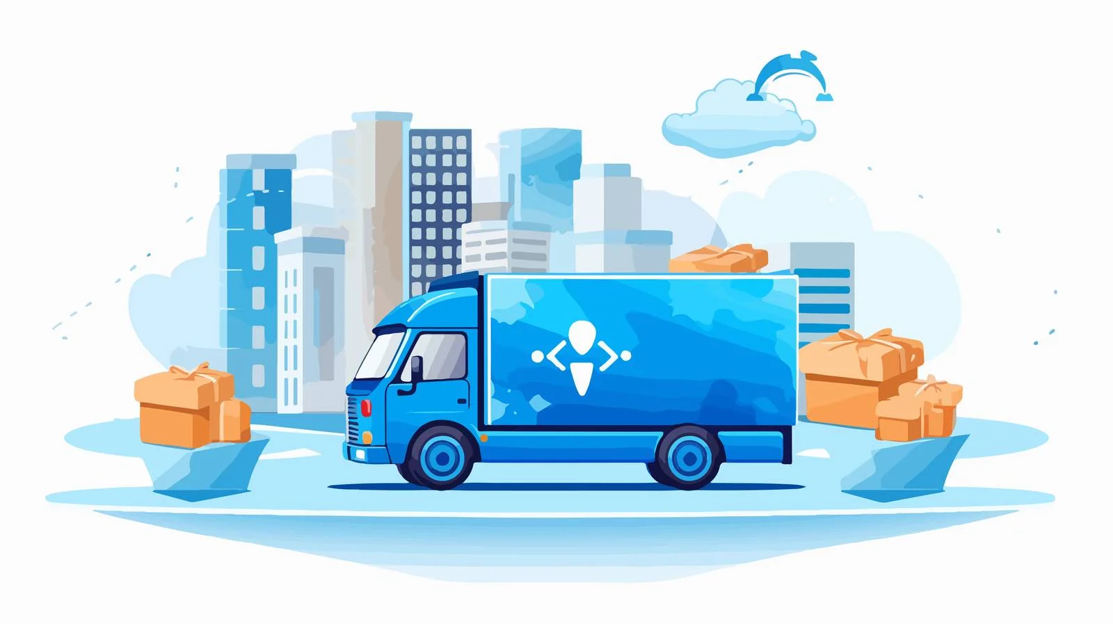 Truck Delivery Services — free download from Dotvec