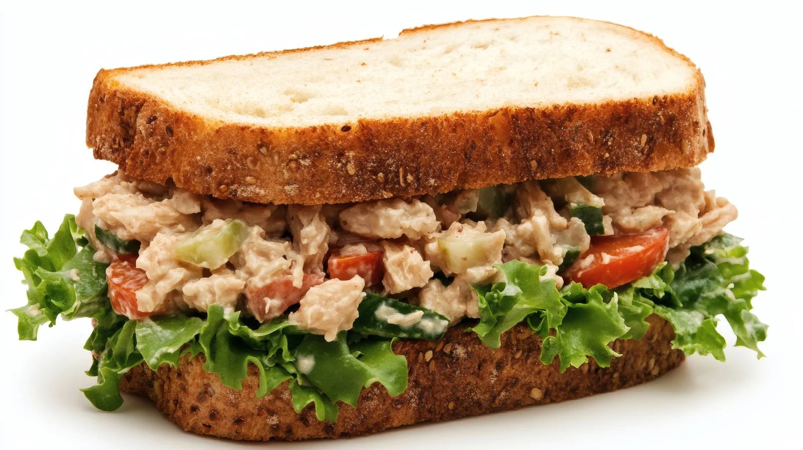 Refreshing Tuna Salad Sandwich on White — free download from Dotvec