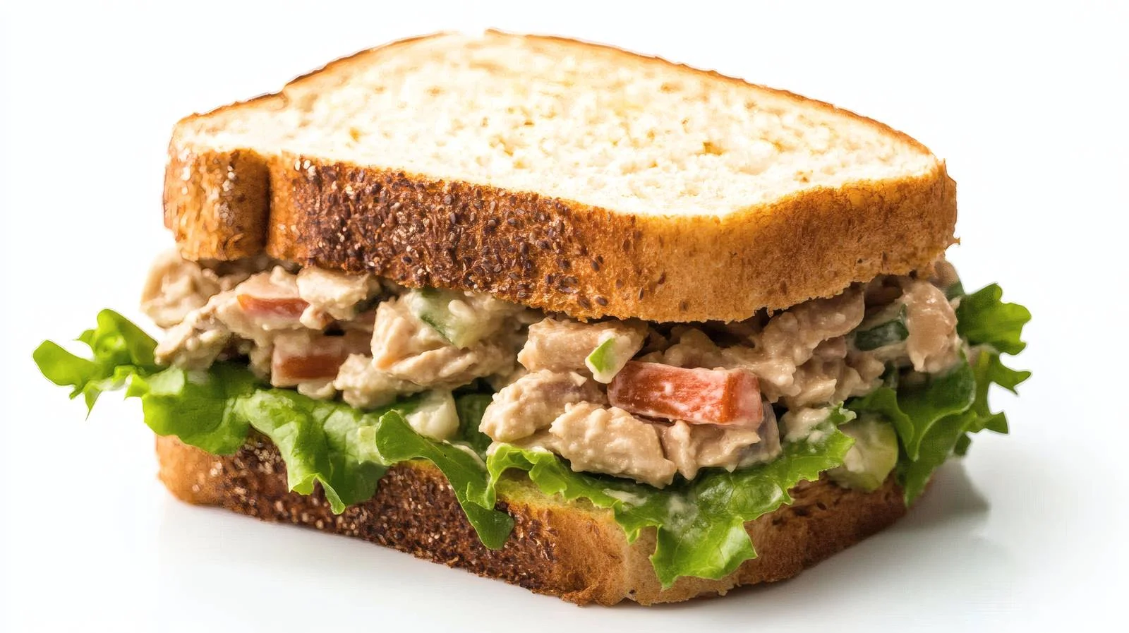Gourmet Tuna Salad Sandwich on White — free download from Dotvec