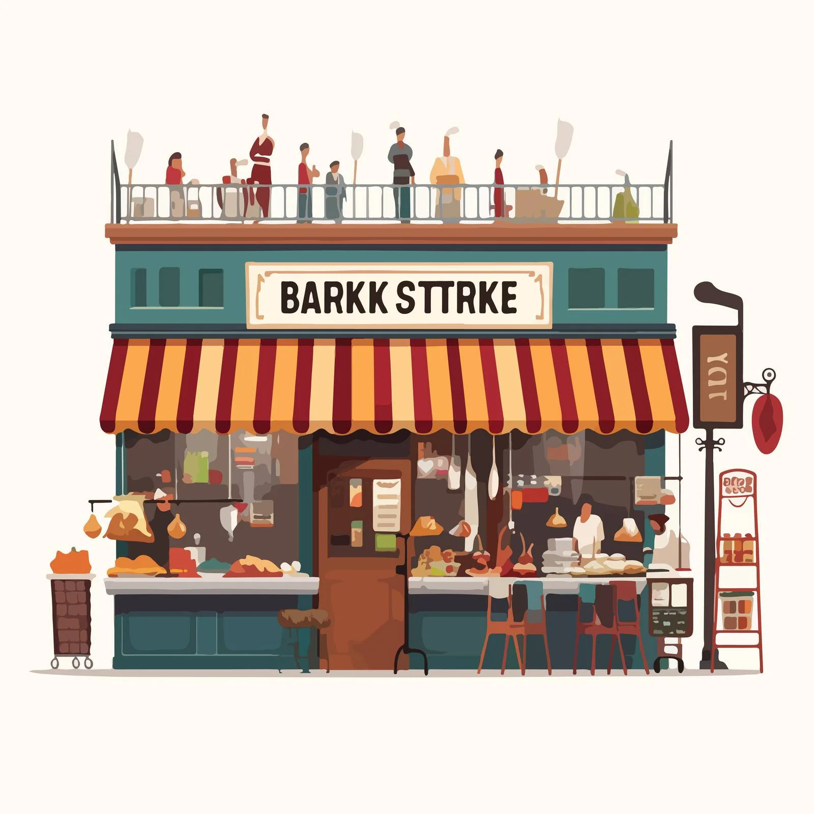 Vibrant Turkish Street Market Scene — free download from Dotvec