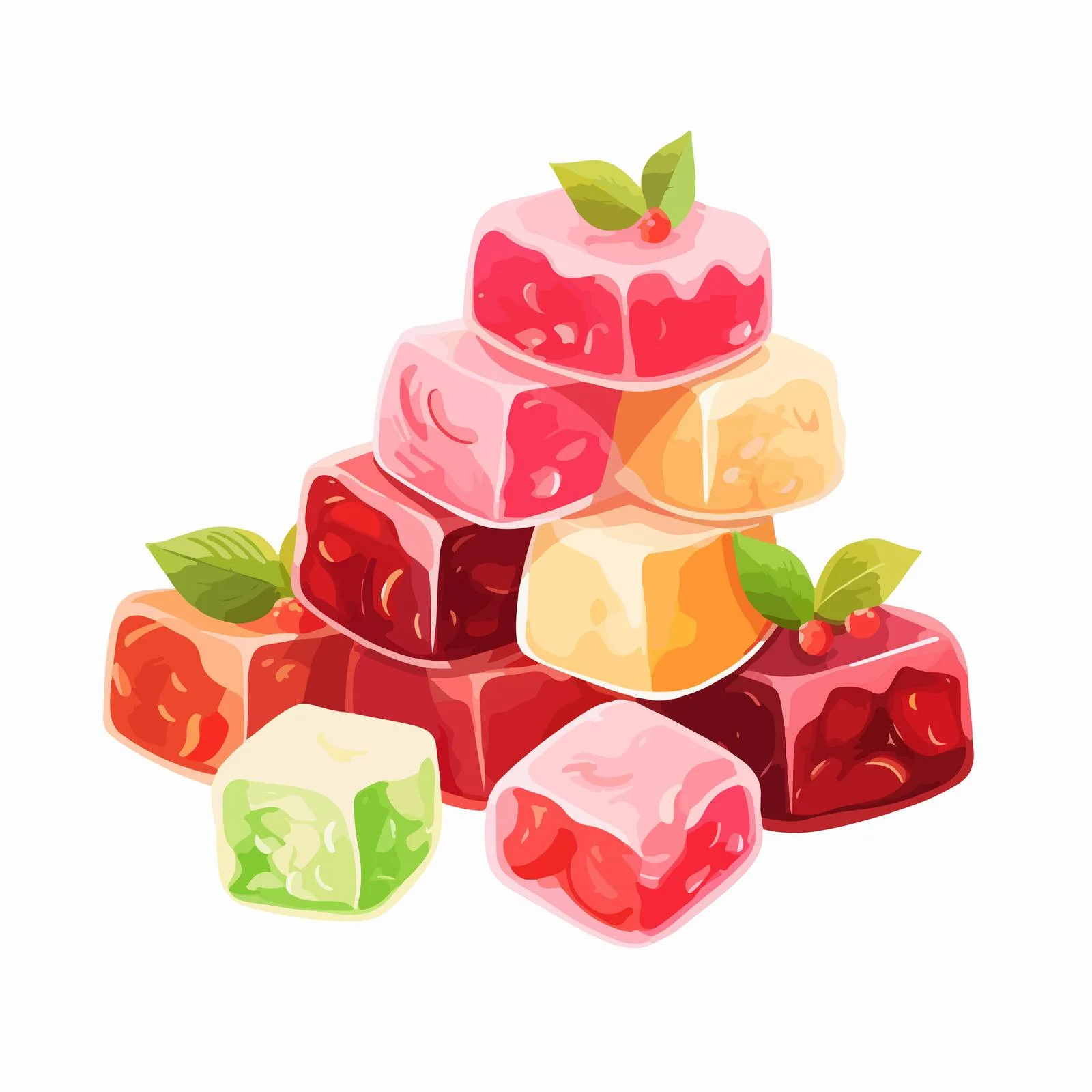 Exquisite Turkish Delight Dessert Treat — free download from Dotvec