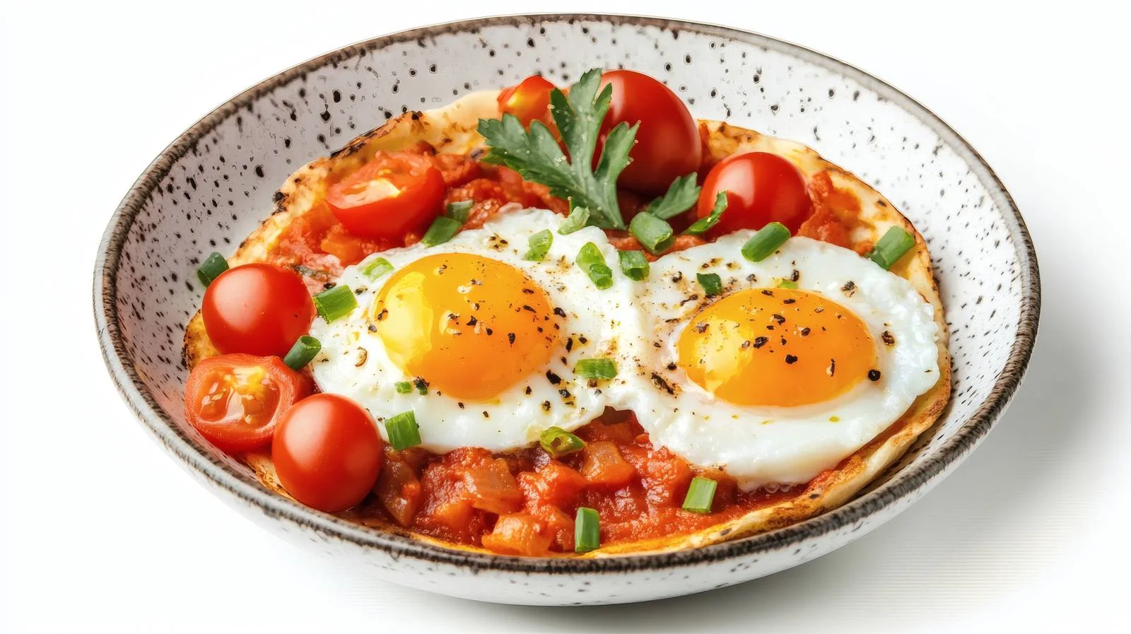 Traditional Turkish Cilbir Breakfast Isolated White – free cilbir image from Dotvec