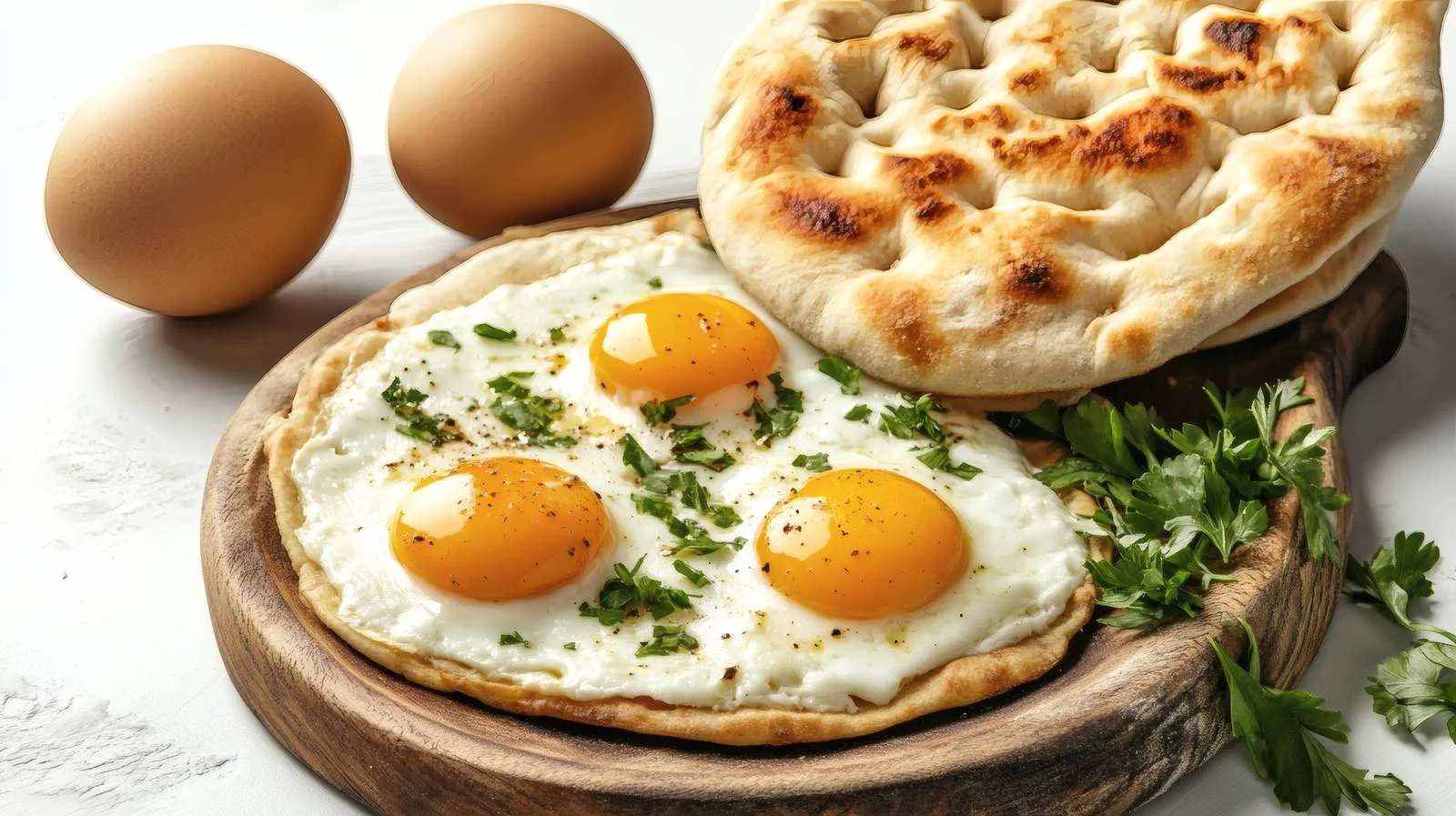 Traditional Turkish Cilbir Eggs and Pita Bread – free cilbir image from Dotvec