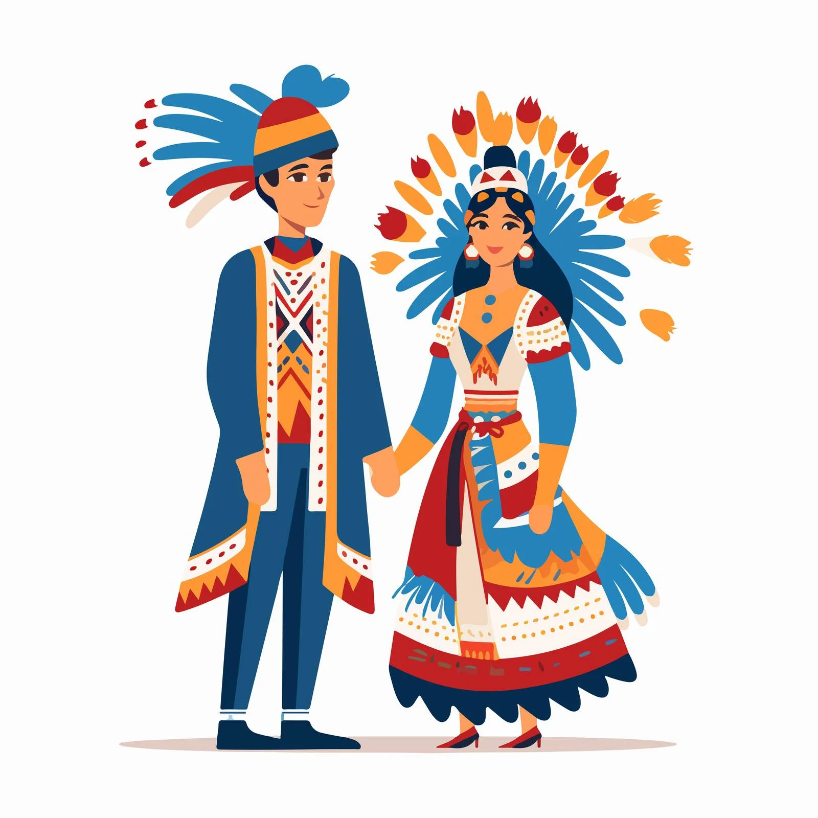 Traditional Turkish Couple in National Attire — free download from Dotvec