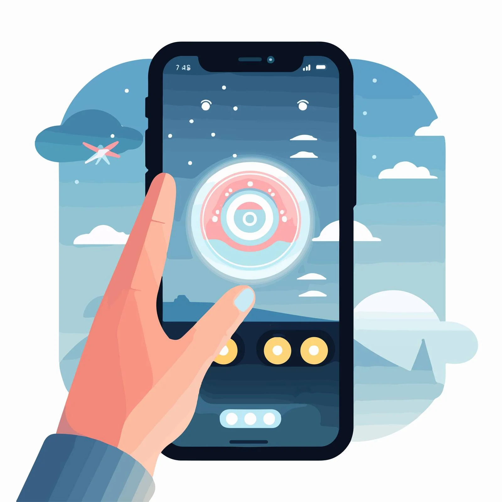 Managing Airplane Mode on Mobile Device — free download from Dotvec
