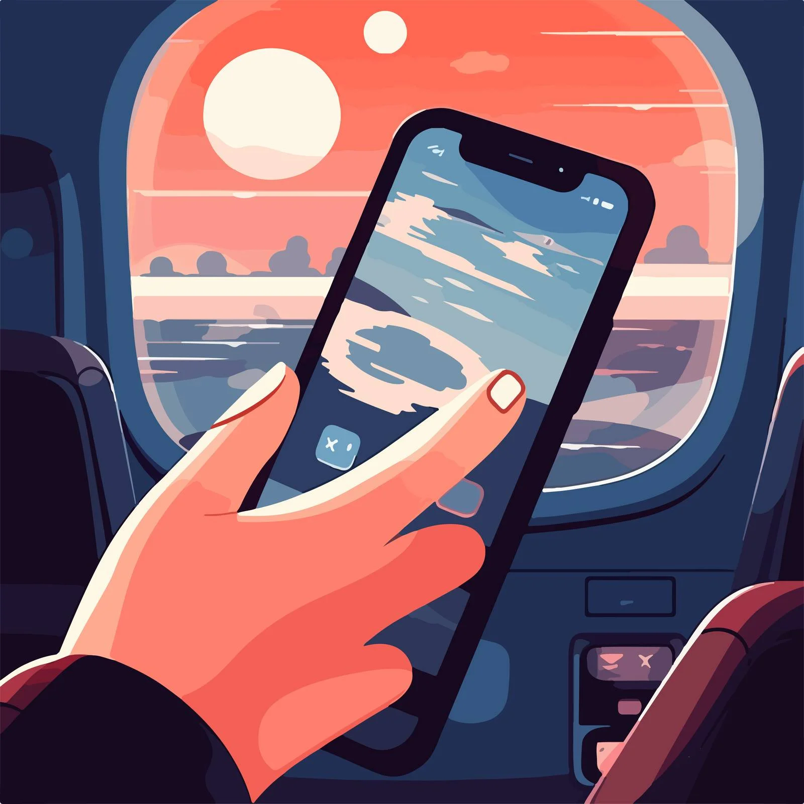 Managing Airplane Mode on Mobile Phone — free download from Dotvec