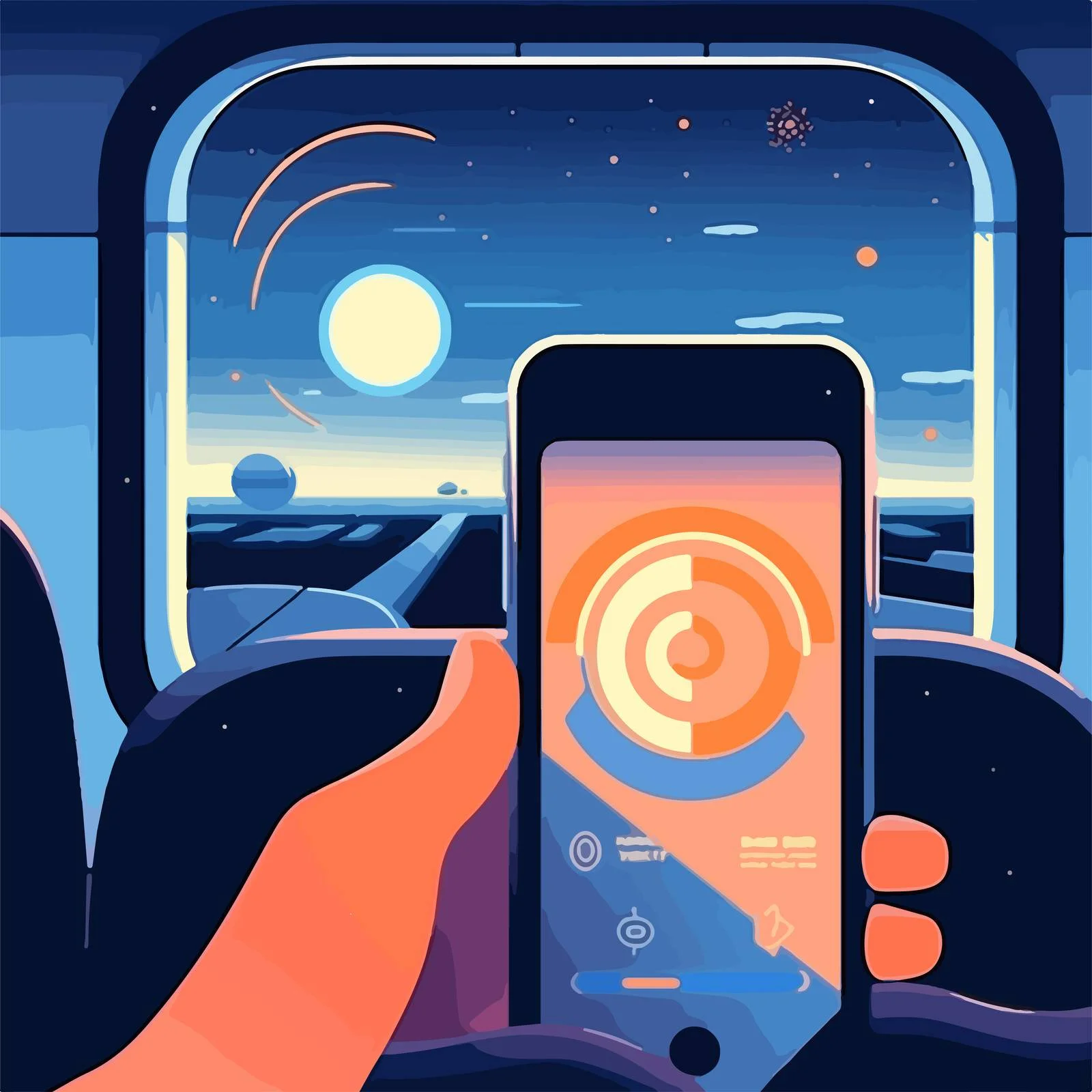 Managing airplane mode on smartphone device — free download from Dotvec