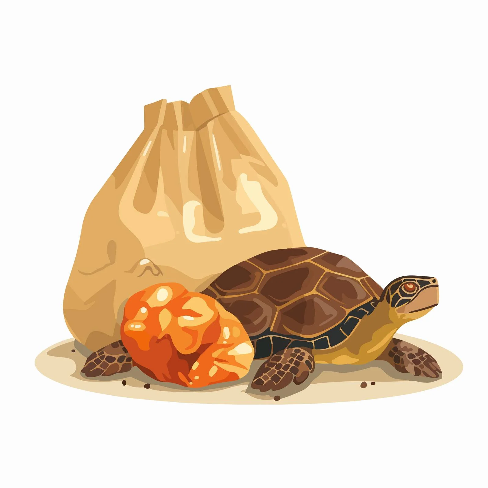 Marine Life Pollution Vector Illustration — free download from Dotvec