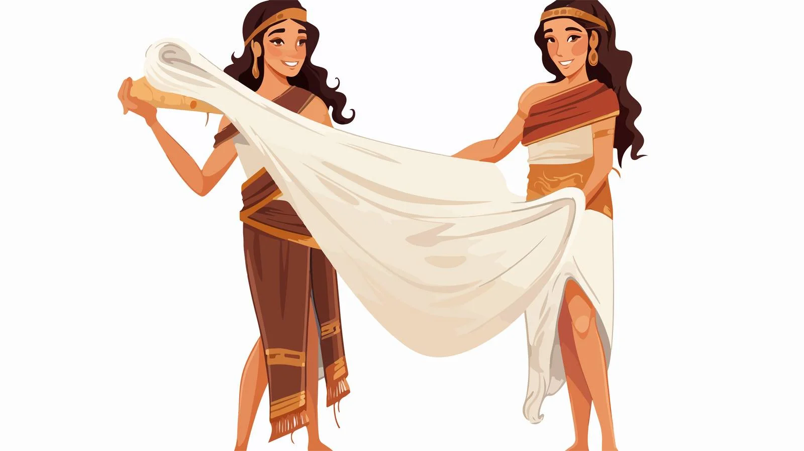 Ancient Greek Women in Tunic Statue — free download from Dotvec