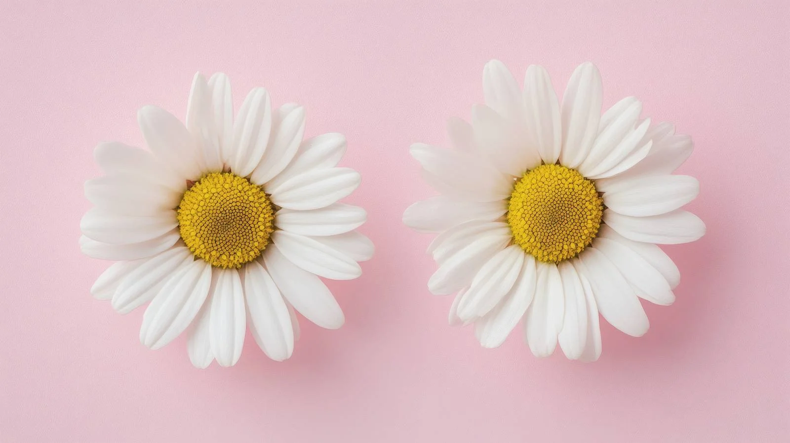 Vibrant Daisy Blooms on Pink Isolation — free download from Dotvec
