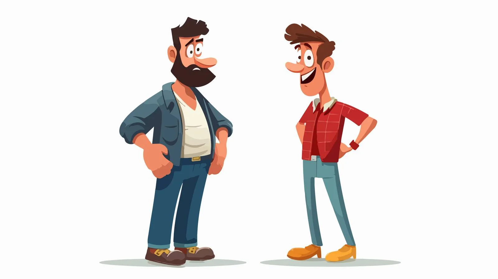 Cartoon Friends Illustration — free download from Dotvec