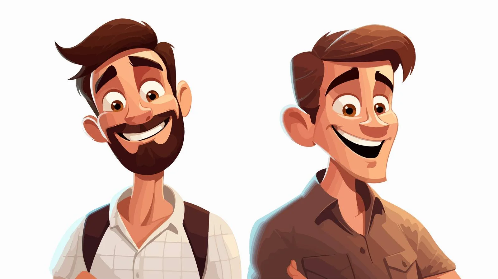 Cartoon Friends Illustration — free download from Dotvec