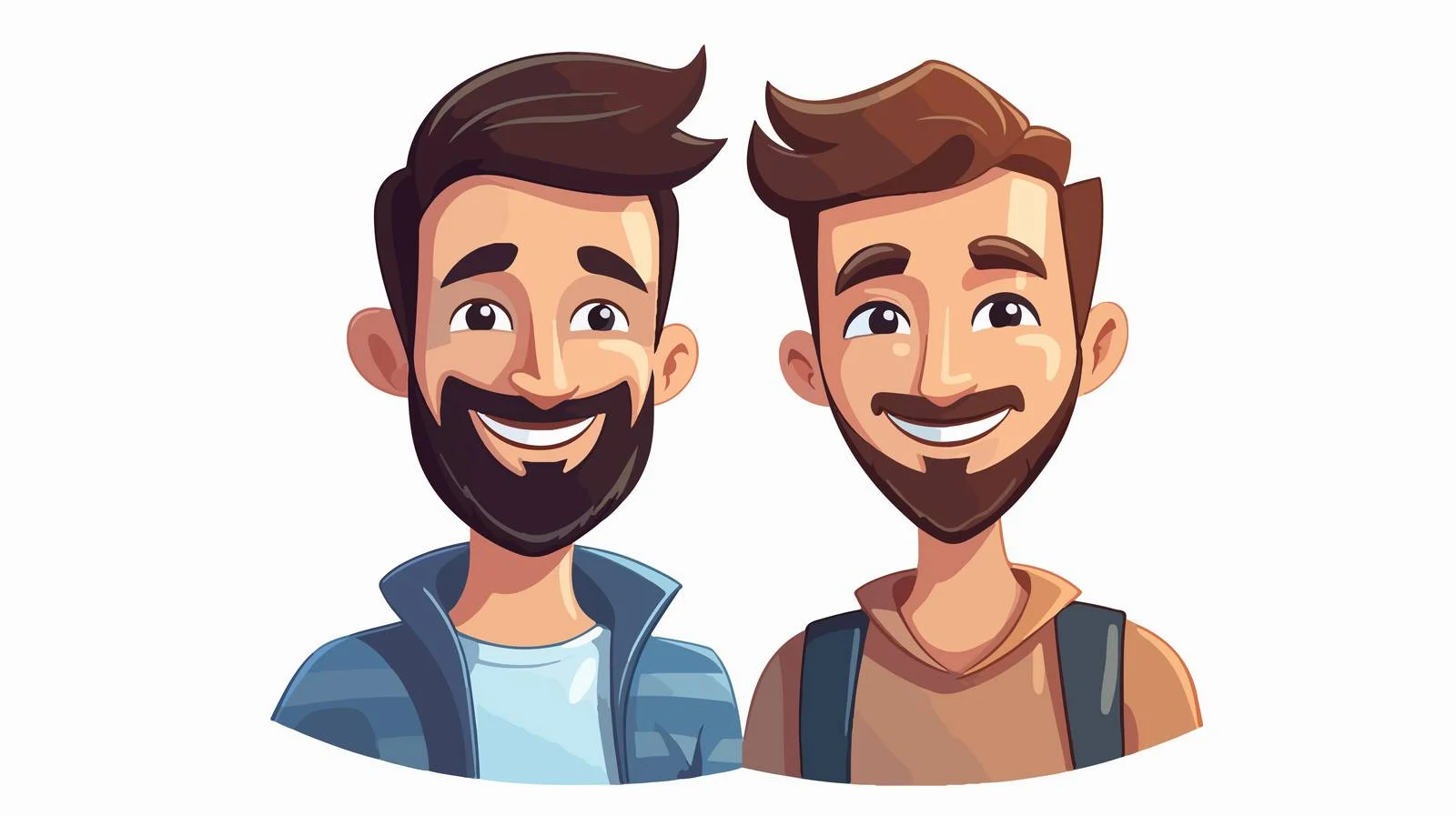 Cartoon Friends Illustration — free download from Dotvec